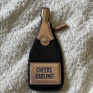 Champagne bottle coin purse
